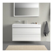 Duravit Waschtischunterschrank L-Cube 118,4x 45,9cm, we. hgl, 2 Schub., wandhängend-5