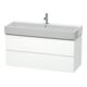 Duravit Waschtischunterschrank L-Cube 118,4x 45,9cm, we. ma, 2 Schub., wandhängend-1