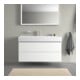 Duravit Waschtischunterschrank L-Cube 118,4x 45,9cm, we. ma, 2 Schub., wandhängend