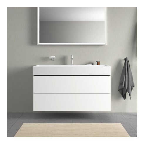 Duravit Waschtischunterschrank L-Cube 118,4x 45,9cm, we. ma, 2 Schub., wandhängend