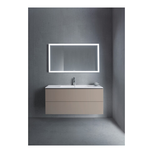 Duravit Waschtischunterschrank L-Cube 122x48,1cm, bas. ma, 2 Schub., wandhängend