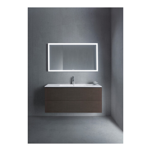 Duravit Waschtischunterschrank L-Cube 122x48,1cm, E dkl. geb., 2 Schub., wandhängend