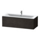 Duravit Waschtischunterschrank L-Cube 122x48,1cm, Ei dkl. geb., 1 Ausz., wandhängend