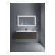 Duravit Waschtischunterschrank L-Cube 122x48,1cm, Ei dkl. geb., 1 Ausz., wandhängend