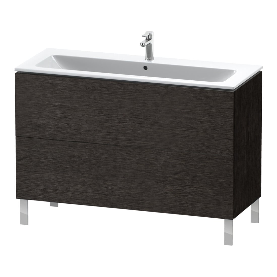 Duravit Waschtischunterschrank L-Cube 122x48,1cm, Ei dkl. geb., 2 Ausz., steh.