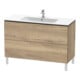 Duravit Waschtischunterschrank L-Cube 122x48,1cm, Ei marm., 2 Auszüge, stehend-1