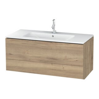 Duravit Waschtischunterschrank L-Cube 122x48,1cm, Ei marm., 2 Schub., wandhängend