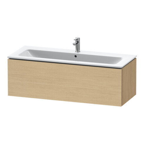 Duravit Waschtischunterschrank L-Cube 122x48,1cm, Ei Nat, 1 Ausz., wandhängend