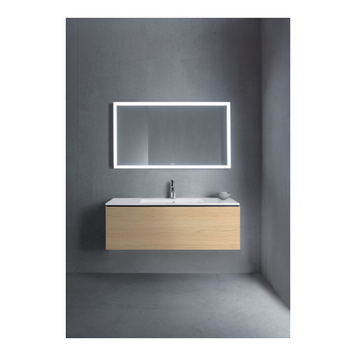 Duravit Waschtischunterschrank L-Cube 122x48,1cm, Ei Nat, 1 Ausz., wandhängend