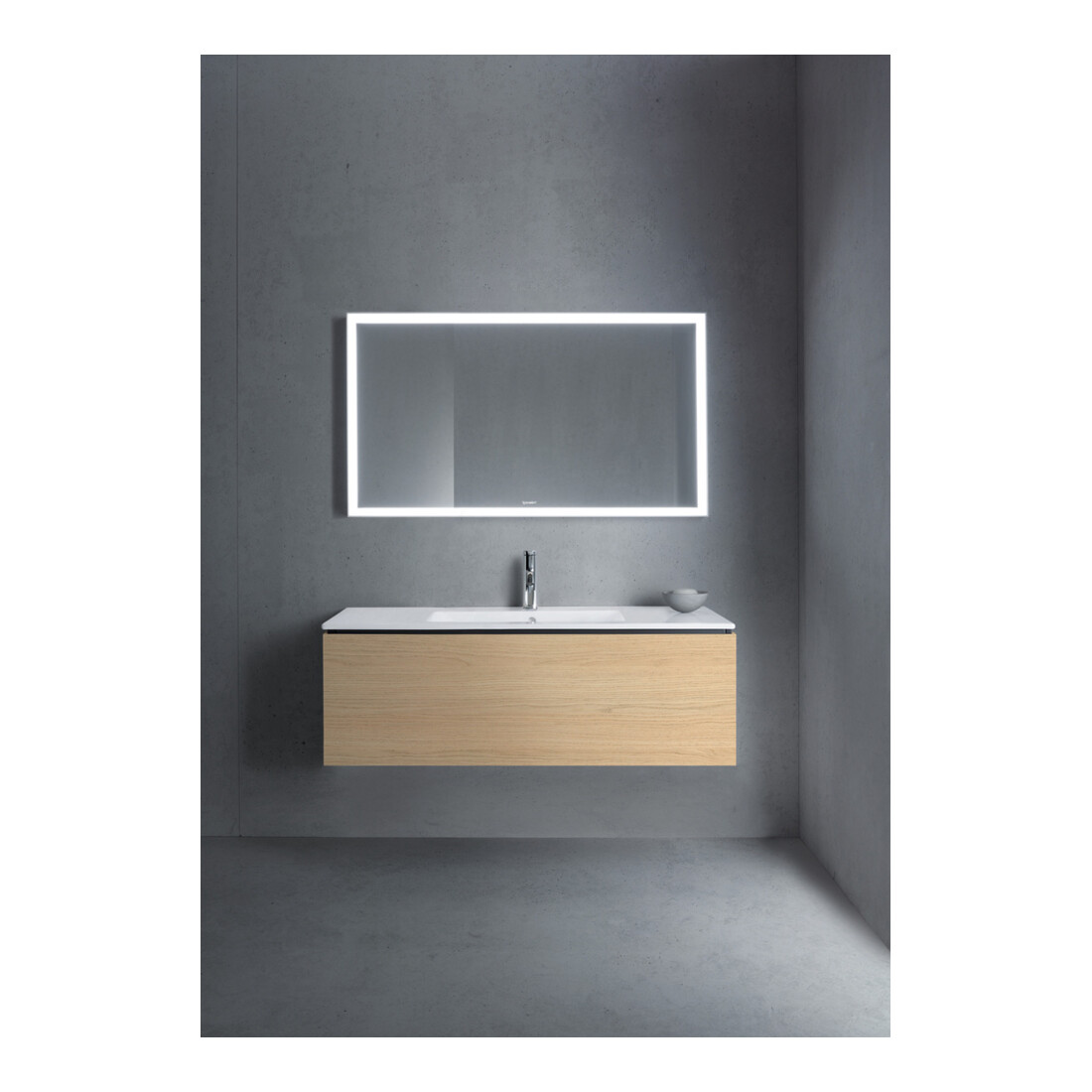 Duravit Waschtischunterschrank L-Cube 122x48,1cm, Ei Nat, 1 Ausz., wandhängend