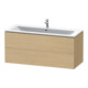Duravit Waschtischunterschrank L-Cube 122x48,1cm, Ei Nat, 2 Schubk., wandhängend-4