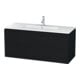 Duravit Waschtischunterschrank L-Cube 122x48,1cm, Ei sw, 2 Schubk., wandhängend-1