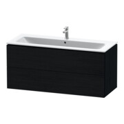 Duravit Waschtischunterschrank L-Cube 122x48,1cm, Ei sw, 2 Schubk., wandhängend-2
