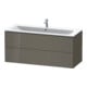 Duravit Waschtischunterschrank L-Cube 122x48,1cm, f Gr hgl, 2 Schub., wandhängend-2