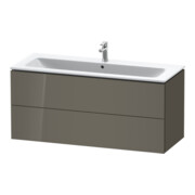 Duravit Waschtischunterschrank L-Cube 122x48,1cm, f Gr hgl, 2 Schub., wandhängend-2