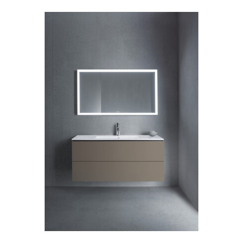 Duravit Waschtischunterschrank L-Cube 122x48,1cm, f Gr s-matt, 2 Schub., wandhängend