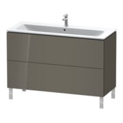 Duravit Waschtischunterschrank L-Cube 122x48,1cm, flan. Gr hgl, 2 Ausz., steh.-2