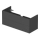 Duravit Waschtischunterschrank L-Cube 122x48,1cm, graph ma, 2 Schub., wandhängend