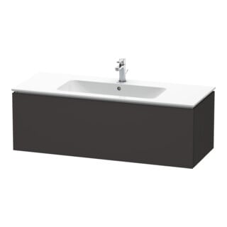 Duravit Waschtischunterschrank L-Cube 122x48,1cm, graph matt, 1 Ausz., wandhängend