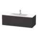 Duravit Waschtischunterschrank L-Cube 122x48,1cm, graph matt, 1 Ausz., wandhängend-1