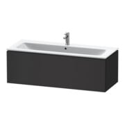 Duravit Waschtischunterschrank L-Cube 122x48,1cm, graph matt, 1 Ausz., wandhängend-2