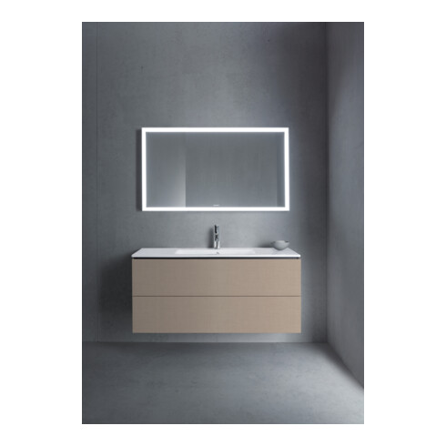 Duravit Waschtischunterschrank L-Cube 122x48,1cm, lei, 2 Schub., wandhängend