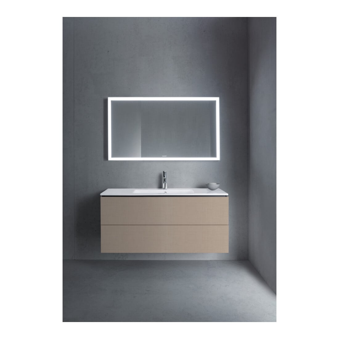 Duravit Waschtischunterschrank L-Cube 122x48,1cm, lei, 2 Schub., wandhängend