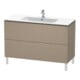 Duravit Waschtischunterschrank L-Cube 122x48,1cm, leinen, 2 Auszüge, stehend-1