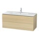 Duravit Waschtischunterschrank L-Cube 122x48,1cm, med. Ei, 2 Schub., wandhängend-1