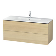 Duravit Waschtischunterschrank L-Cube 122x48,1cm, med. Ei, 2 Schub., wandhängend