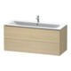 Duravit Waschtischunterschrank L-Cube 122x48,1cm, med. Ei, 2 Schub., wandhängend