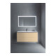 Duravit Waschtischunterschrank L-Cube 122x48,1cm, med. Ei, 2 Schub., wandhängend