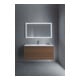 Duravit Waschtischunterschrank L-Cube 122x48,1cm, Nussb dkl., 2 Schub., wandhängend