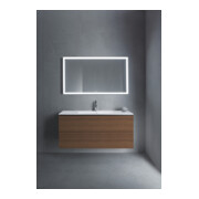 Duravit Waschtischunterschrank L-Cube 122x48,1cm, Nussb dkl., 2 Schub., wandhängend-4