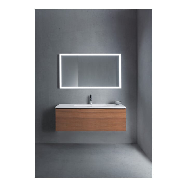 Duravit Waschtischunterschrank L-Cube 122x48,1cm, Nussb Nat, 1 Ausz., wandhängend