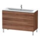 Duravit Waschtischunterschrank L-Cube 122x48,1cm, Nussb Nat, 2 Ausz., stehend-1