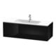 Duravit Waschtischunterschrank L-Cube 122x48,1cm, sw hgl, 1 Ausz., wandhängend-1