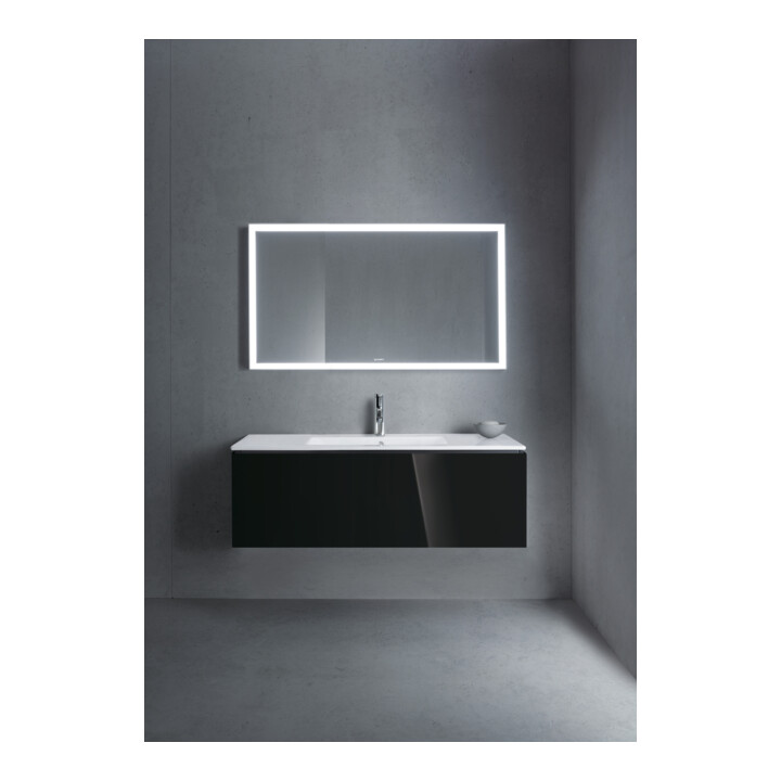 Duravit Waschtischunterschrank L-Cube 122x48,1cm, sw hgl, 1 Ausz., wandhängend
