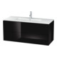 Duravit Waschtischunterschrank L-Cube 122x48,1cm, sw hgl, 2 Schub., wandhängend-1