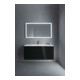 Duravit Waschtischunterschrank L-Cube 122x48,1cm, sw hgl, 2 Schub., wandhängend