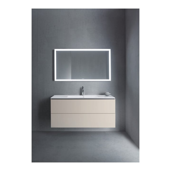 Duravit Waschtischunterschrank L-Cube 122x48,1cm, Tau ma, 2 Schub., wandhängend