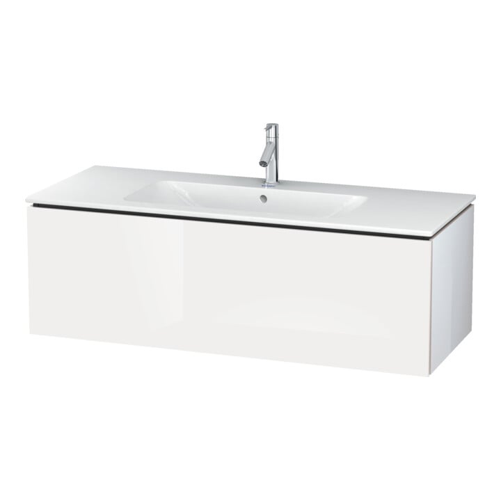 Duravit Waschtischunterschrank L-Cube 122x48,1cm, Tau matt, 1 Ausz., wandhängend