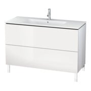 Duravit Waschtischunterschrank L-Cube 122x48,1cm, Tau matt, 2 Auszüge, stehend-3