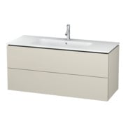 Duravit Waschtischunterschrank L-Cube 122x48,1cm, Tau matt, 2 Schub., wandhängend-1