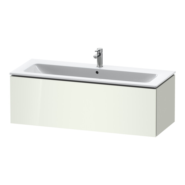Duravit Waschtischunterschrank L-Cube 122x48,1cm, we. hgl, 1 Ausz., wandhängend