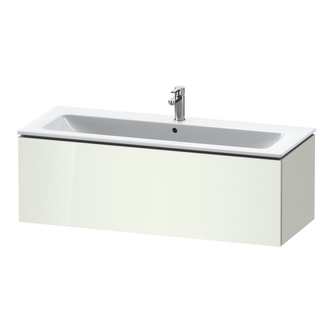 Duravit Waschtischunterschrank L-Cube 122x48,1cm, we. hgl, 1 Ausz., wandhängend