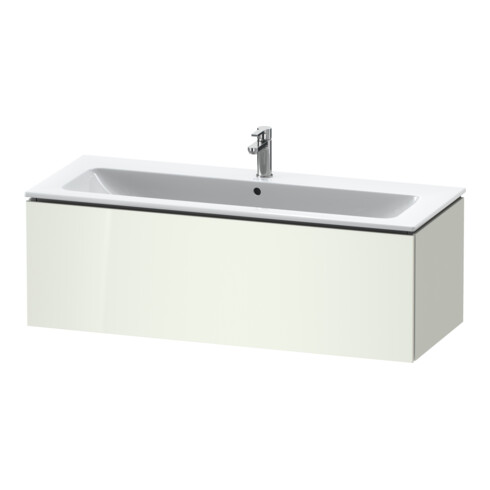 Duravit Waschtischunterschrank L-Cube 122x48,1cm, we. hgl, 1 Ausz., wandhängend