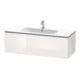 Duravit Waschtischunterschrank L-Cube 122x48,1cm, we. hgl, 1 Ausz., wandhängend-2