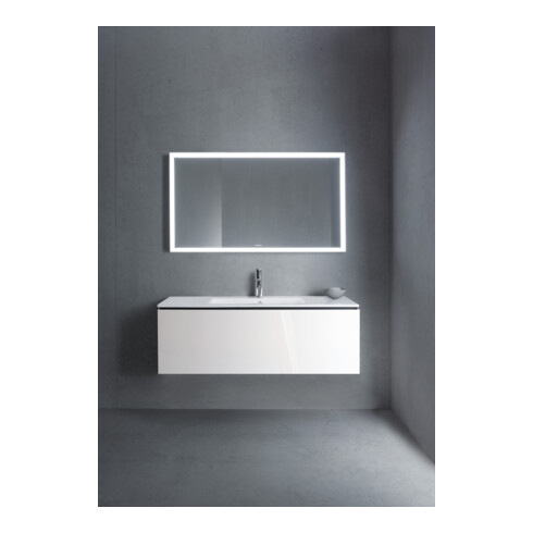 Duravit Waschtischunterschrank L-Cube 122x48,1cm, we. hgl, 1 Ausz., wandhängend