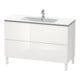 Duravit Waschtischunterschrank L-Cube 122x48,1cm, we. hgl, 2 Auszüge, stehend-1